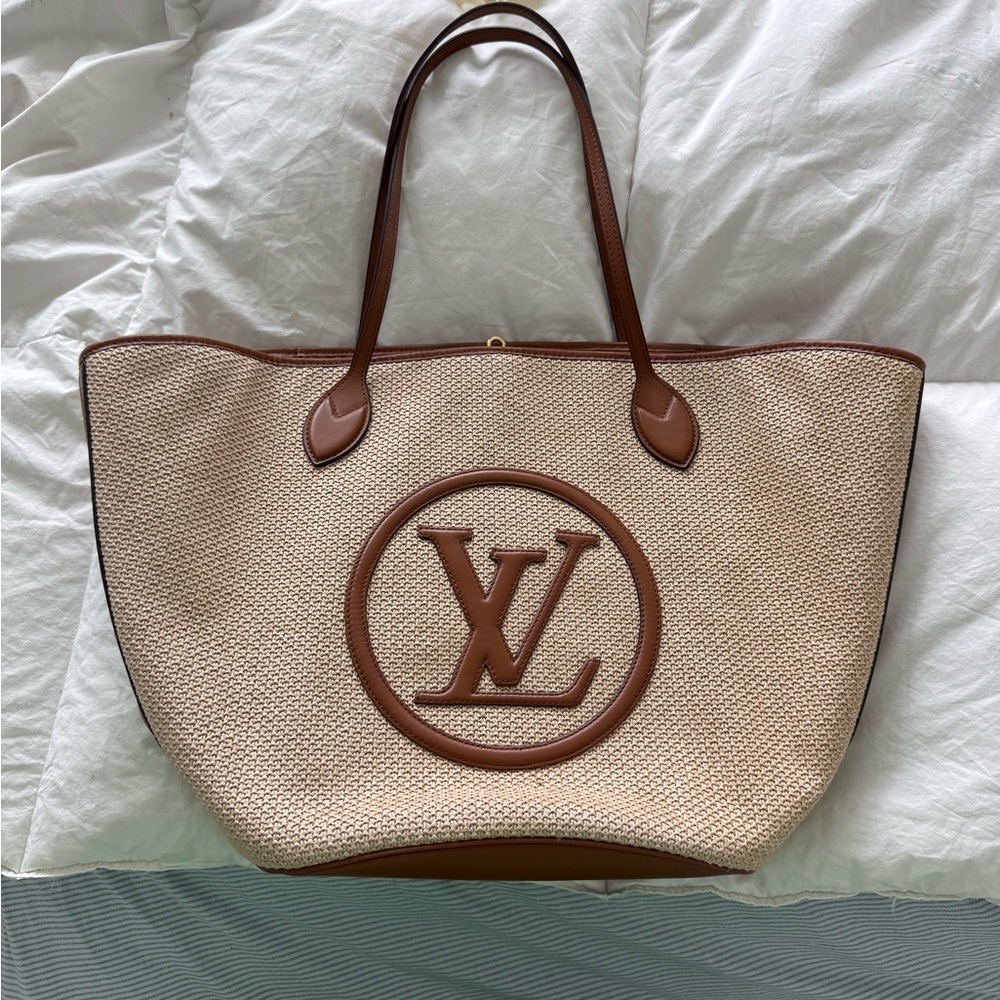 Raffia Saint Jacques Tote Caramel
